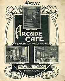 Arcade Cafe Menu